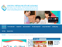 Tablet Screenshot of chuongtrinhchuyende.com